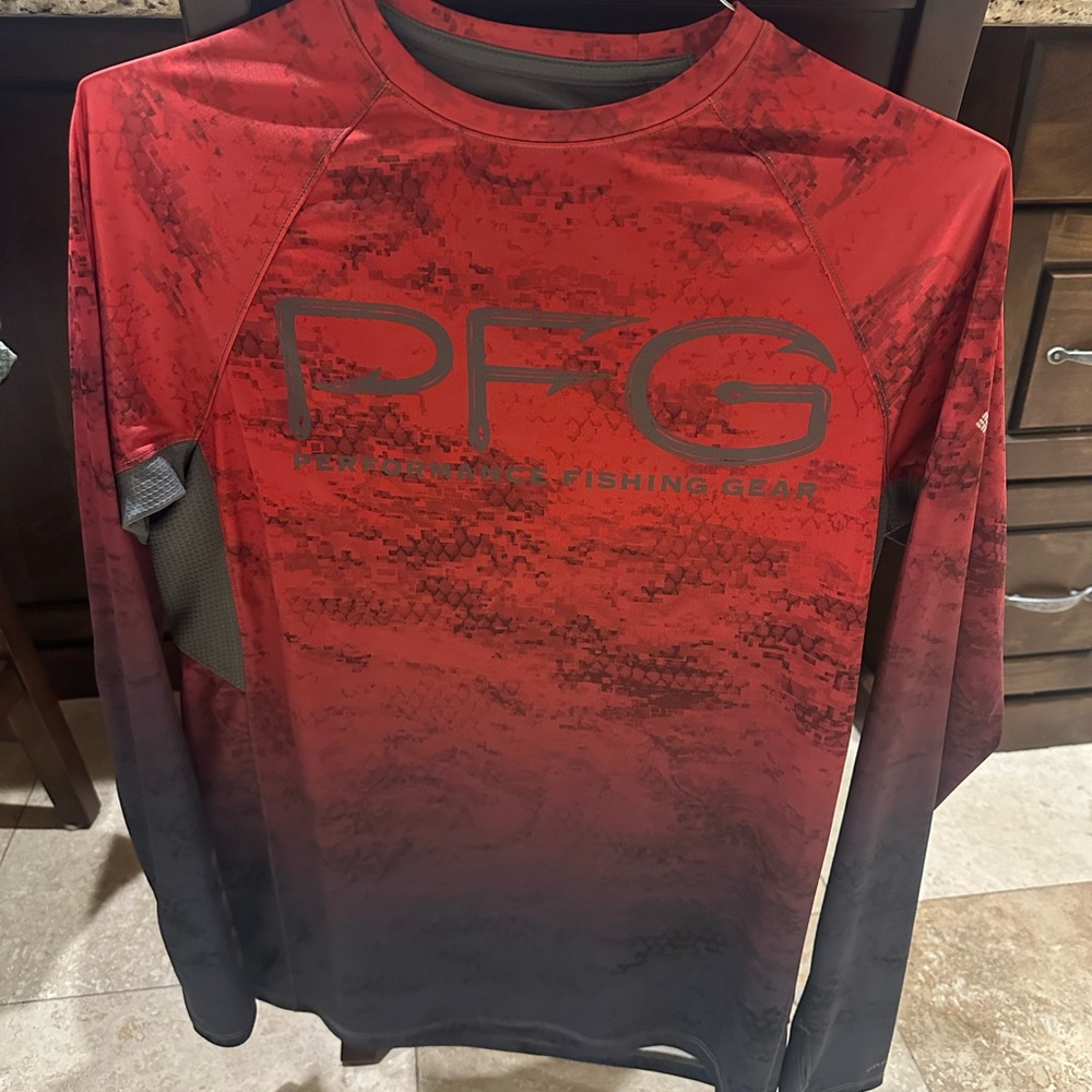 Red and Black PFG Long Sleeve Shirt